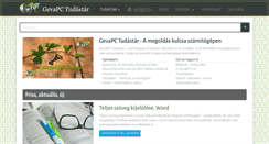 Desktop Screenshot of gevapc.hu